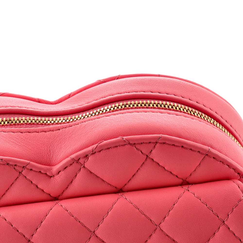 CHANEL CC in Love Heart Bag Quilted Lambskin - image 7