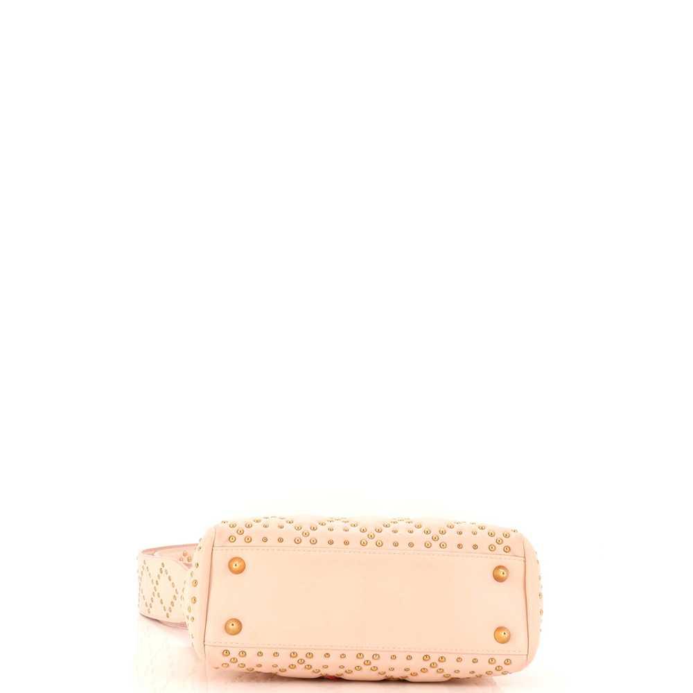 Christian Dior Supple Lady Dior Bag Cannage Studd… - image 4