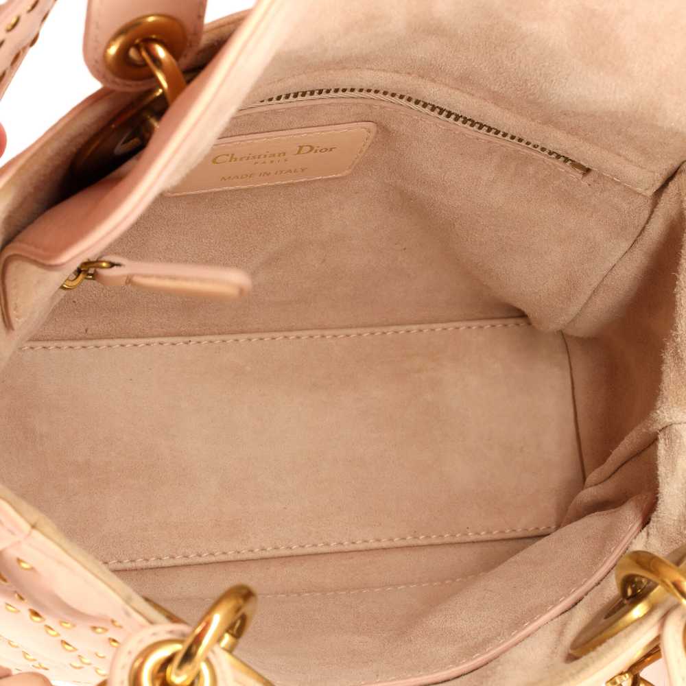 Christian Dior Supple Lady Dior Bag Cannage Studd… - image 5