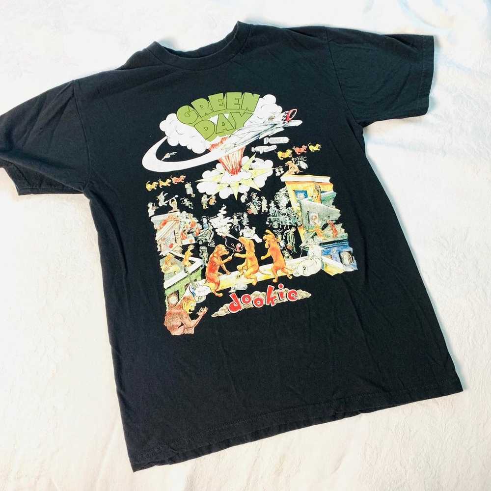 Vintage Green Day Dookie T-Shirt Small album cove… - image 1