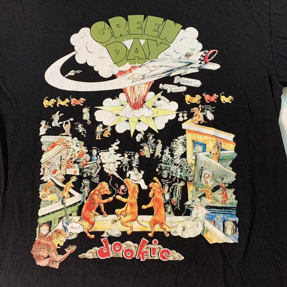 Vintage Green Day Dookie T-Shirt Small album cove… - image 2