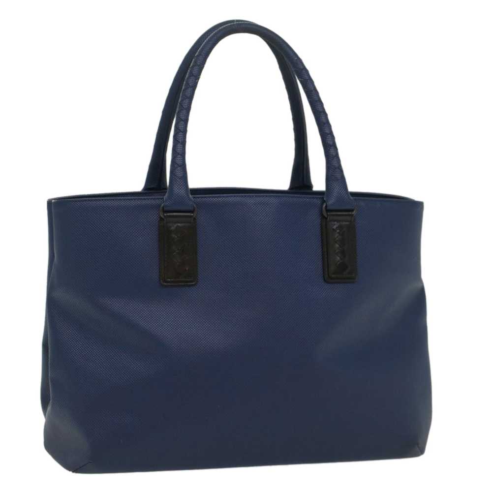 BOTTEGAVENETA Tote Bag PVC Leather Navy Auth ep18… - image 1