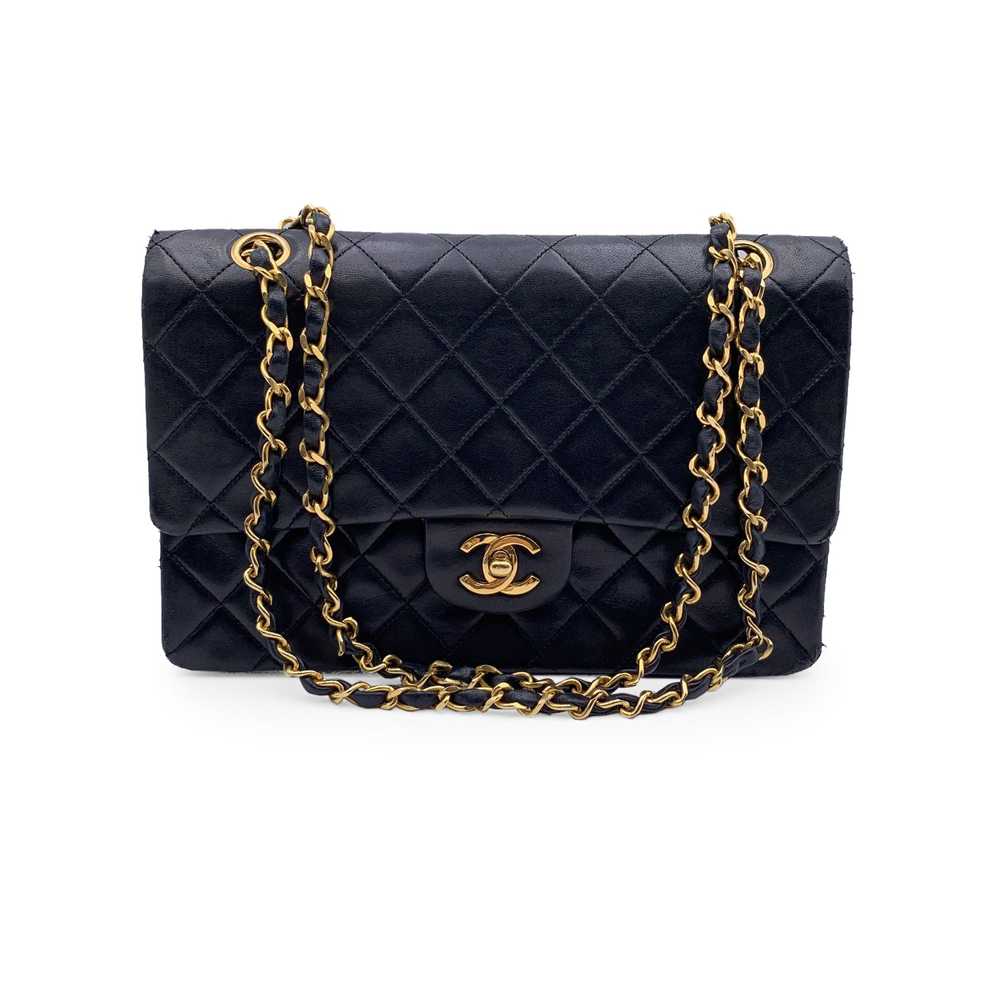 CHANEL Vintage Black Quilted Timeless Classic 2.5… - image 1