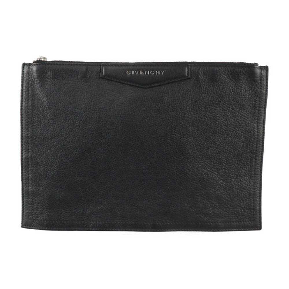 GIVENCHY Antigona Second Bag Leather Black Silver… - image 1