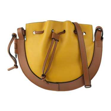 LOEWE Horseshoe Shoulder Bag A826303X03 Leather Y… - image 1