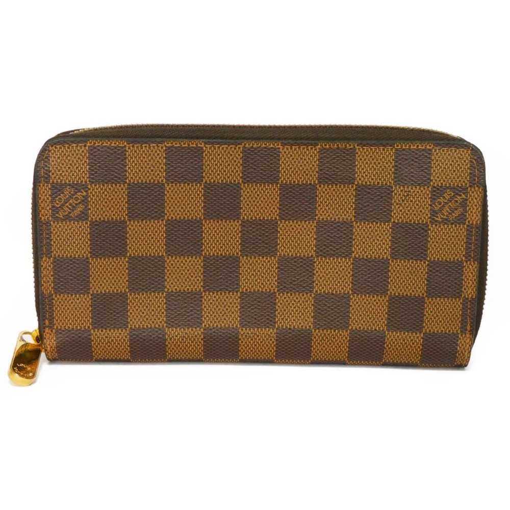 LOUIS VUITTON Long Wallet Zippy Logo Brown New Ro… - image 1