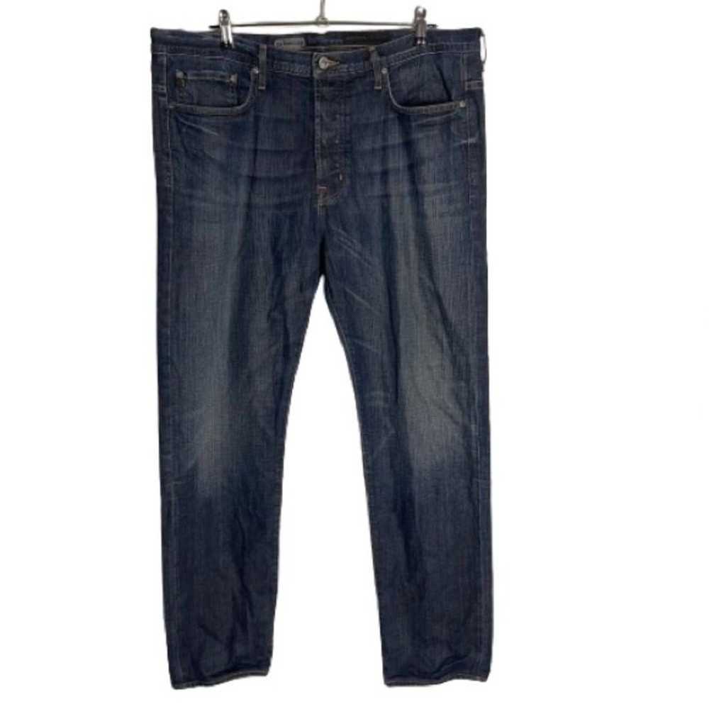 Men’s SMASH Vintage Blue Flare Bootcut Western De… - image 2