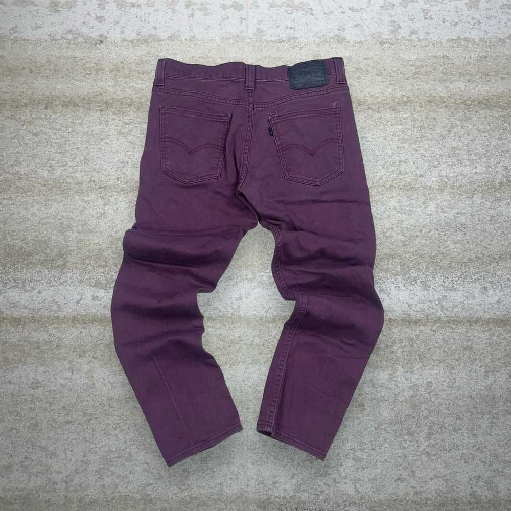 Levis Jeans 508 Regular Tapered Fit Purple Wash D… - image 1