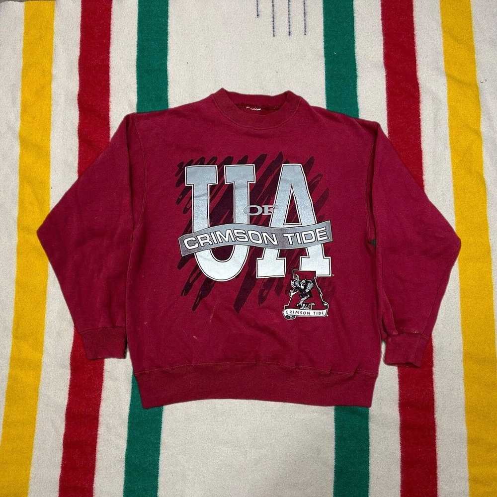 Vintage Alabama Sweatshirt Men’s M Red Cotton Fle… - image 1