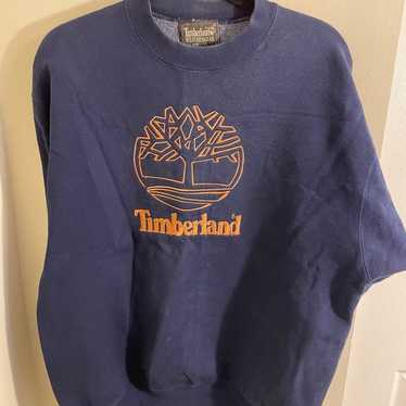 Timberland Weather gear Sweater Large Embroidered… - image 1