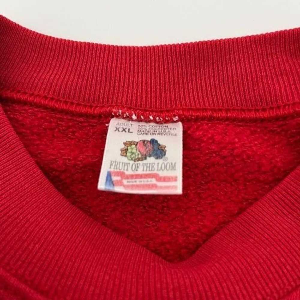 Vintage (1990s) Fruit of the Loom Sweatshirt - XXL - image 4