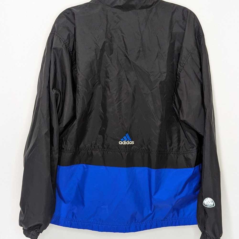 VINTAGE Adidas Sm Logo Two Tone Windbreaker Jacke… - image 3