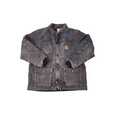 Vintage Carhartt Workwear Jacket Button Down Larg… - image 1