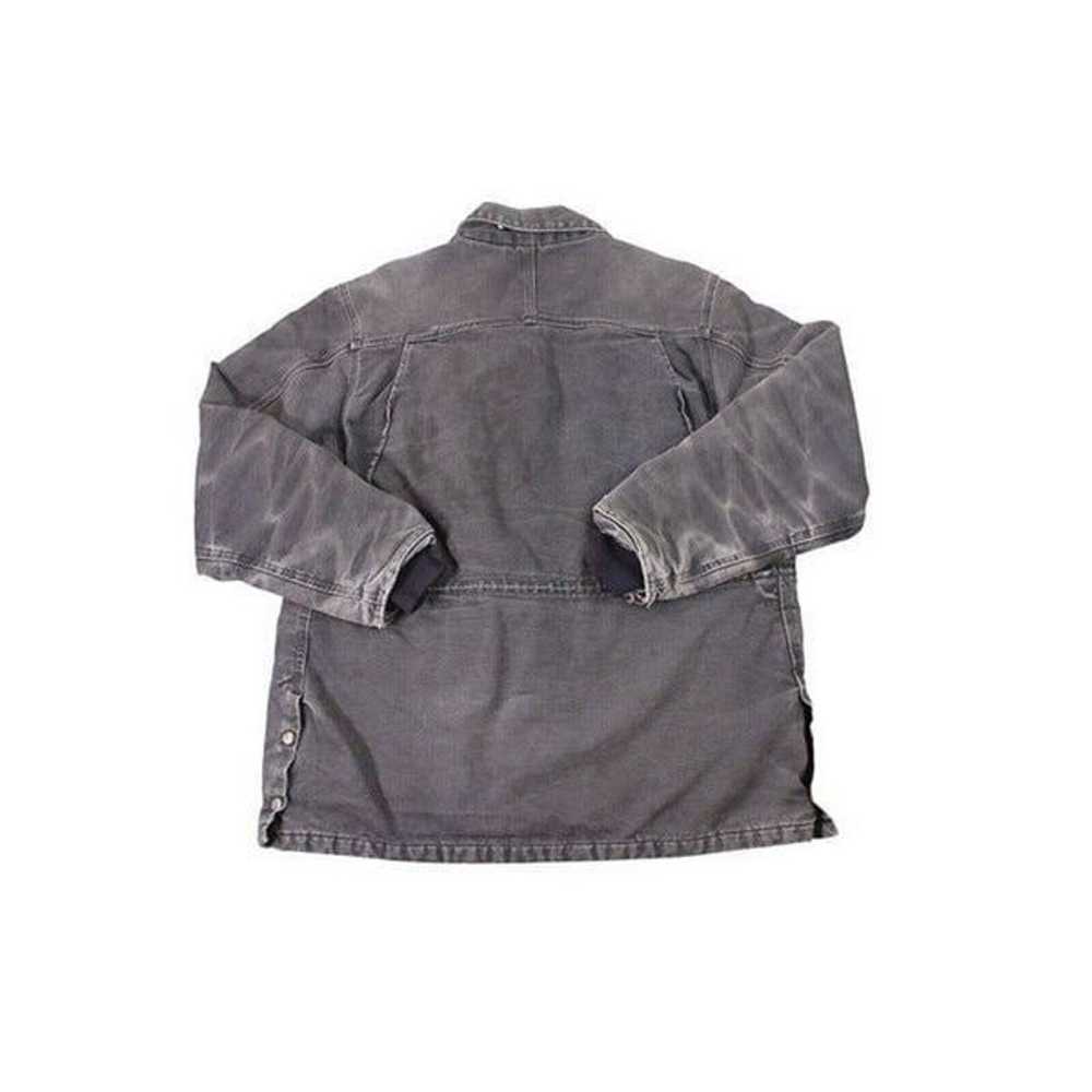 Vintage Carhartt Workwear Jacket Button Down Larg… - image 2