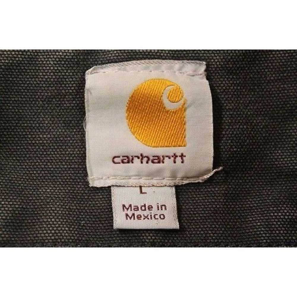 Vintage Carhartt Workwear Jacket Button Down Larg… - image 5