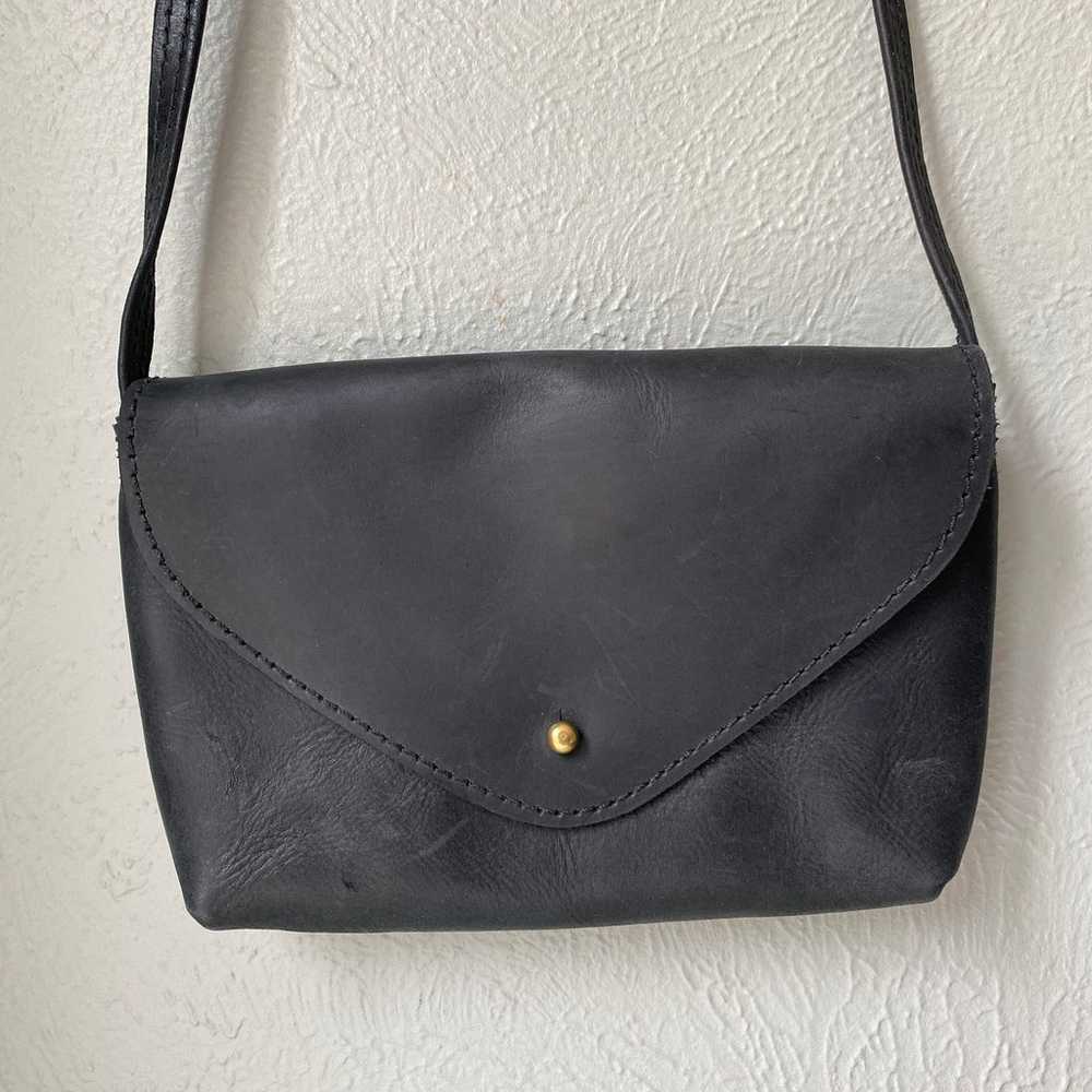 Parker Clay Everly Crossbody Purse Black Leather … - image 1