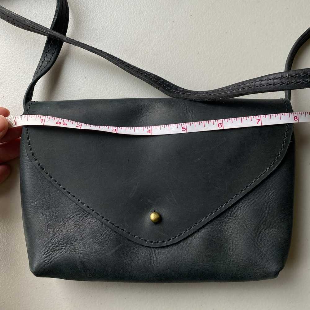 Parker Clay Everly Crossbody Purse Black Leather … - image 9