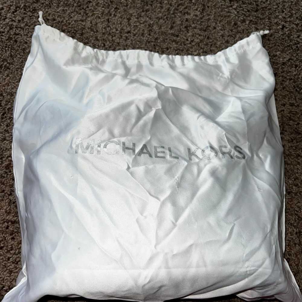 Michael Kors Black Leather Monogram Bag - image 7