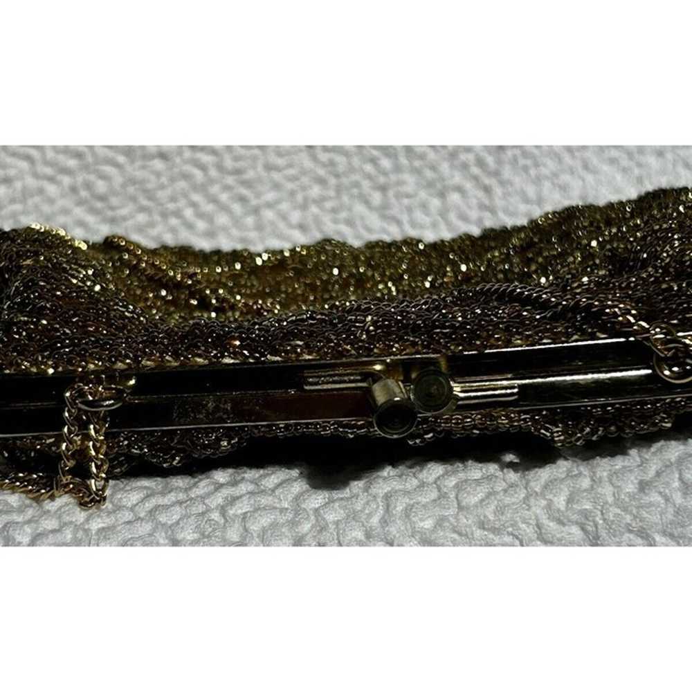 Beaded Clutch/handbag Vintage1960s Style Hand Wor… - image 7