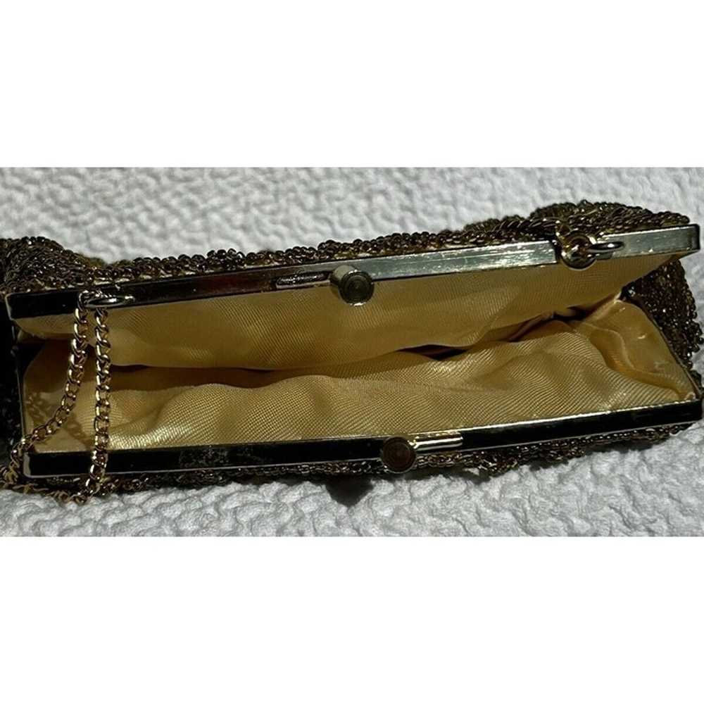 Beaded Clutch/handbag Vintage1960s Style Hand Wor… - image 8