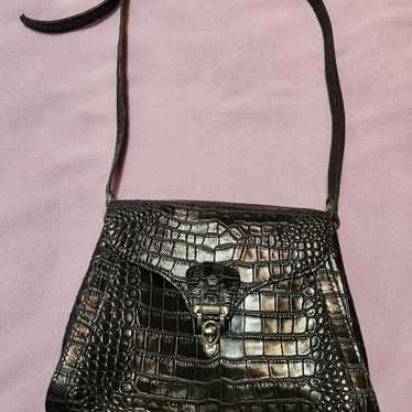 NWT Patricia Nash Ashmore Crossbody bag hotsell Distressed Croc Leather