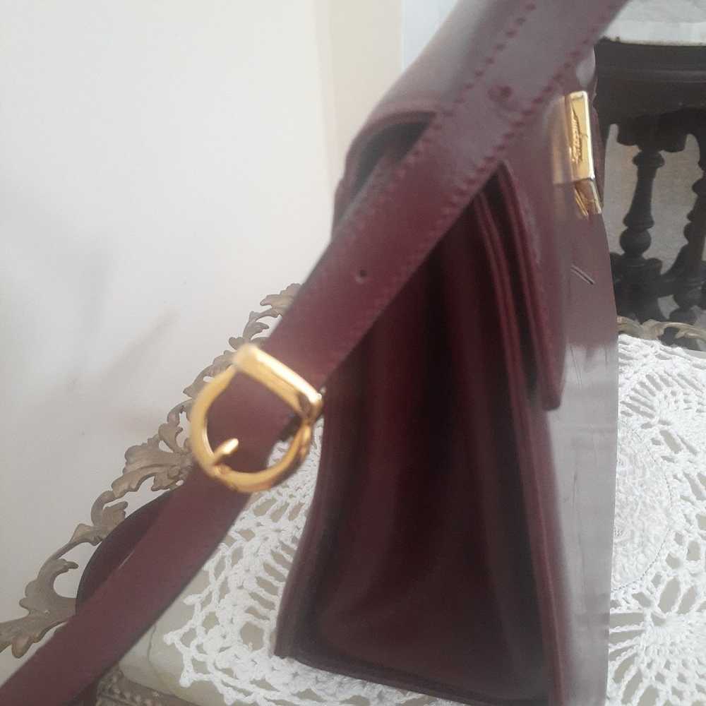 Salvatore Ferragamo Burgundy purse - image 3