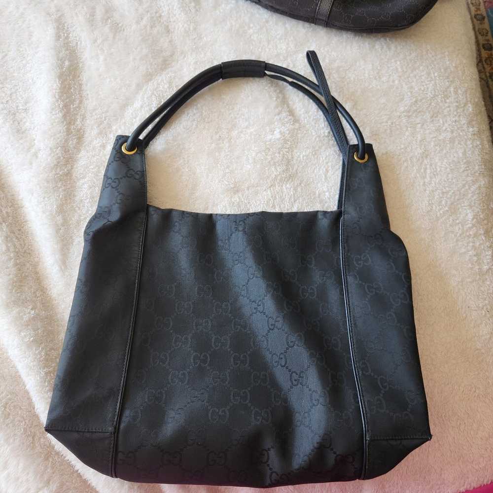Black Gucci Handbag - image 3