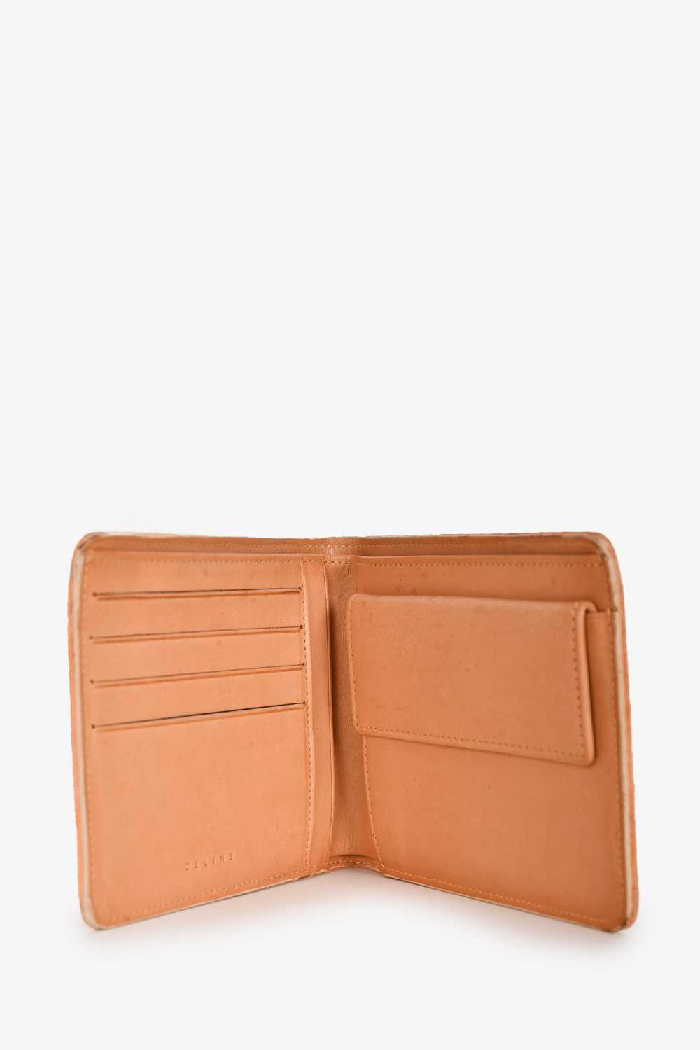 Celine Vintage Pink Suede Logo Bi-Fold Wallet - image 6