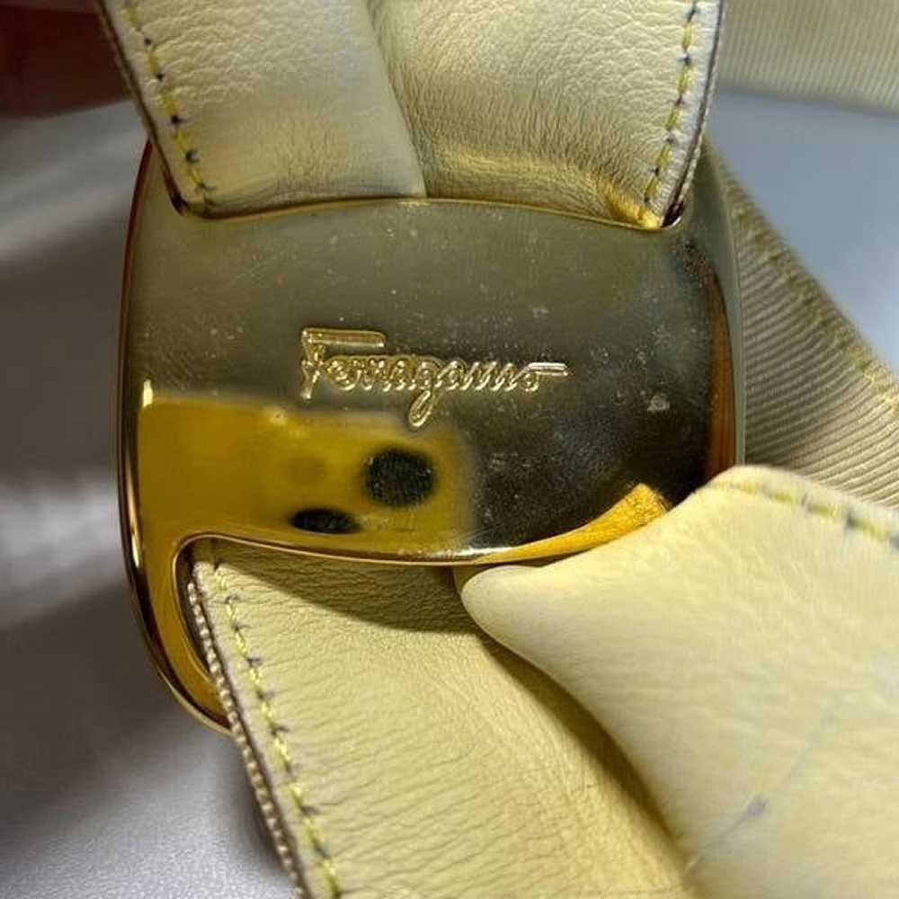 Salvatore Ferragamo Vintage Leather Shoulder Bag - image 2