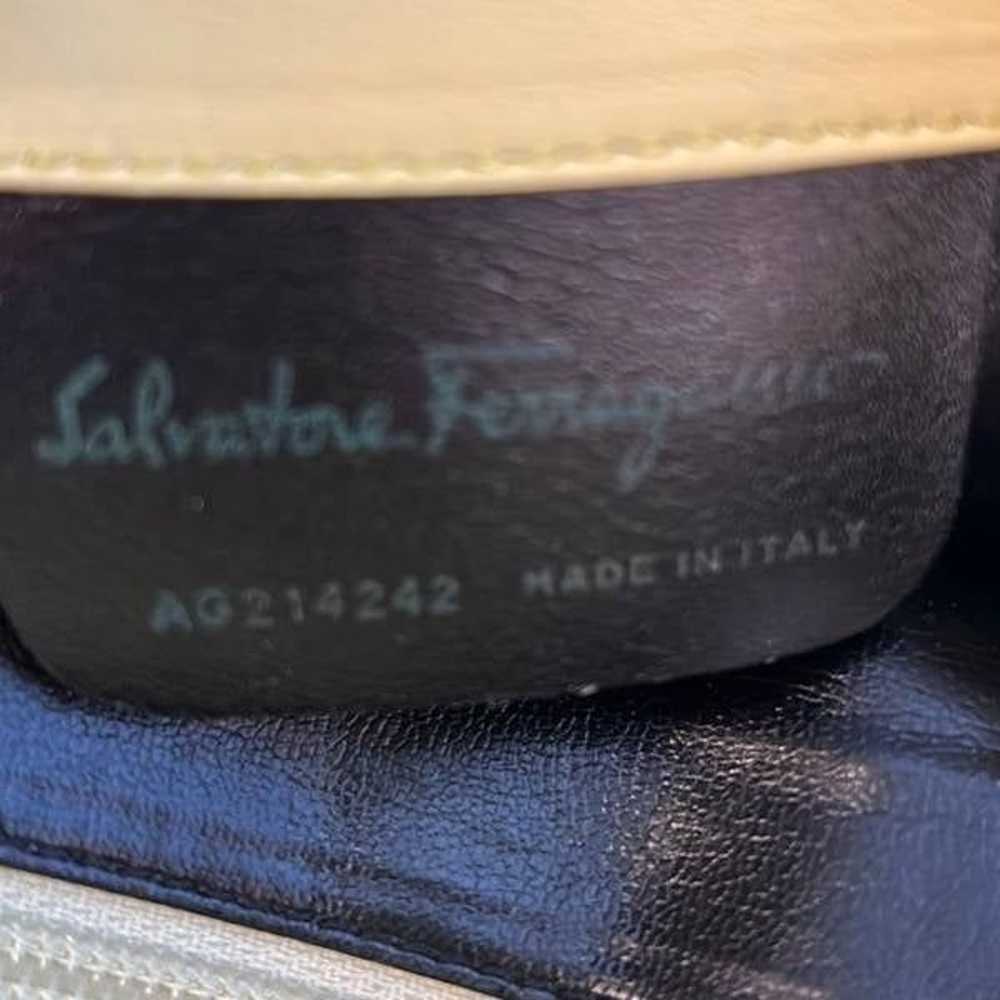 Salvatore Ferragamo Vintage Leather Shoulder Bag - image 3