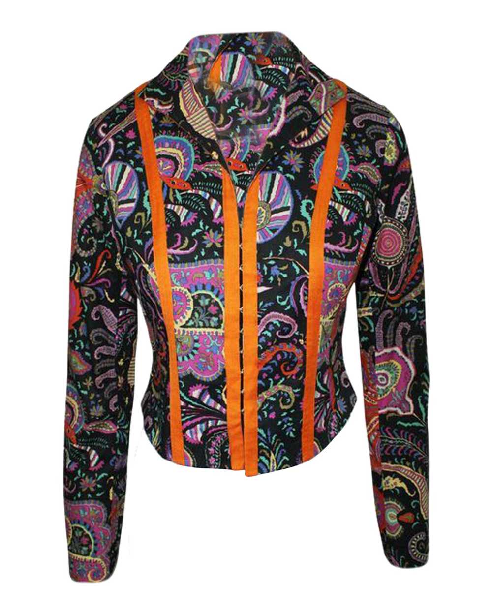 Etro Etro Multicolour Paisley Print Shirt - image 2