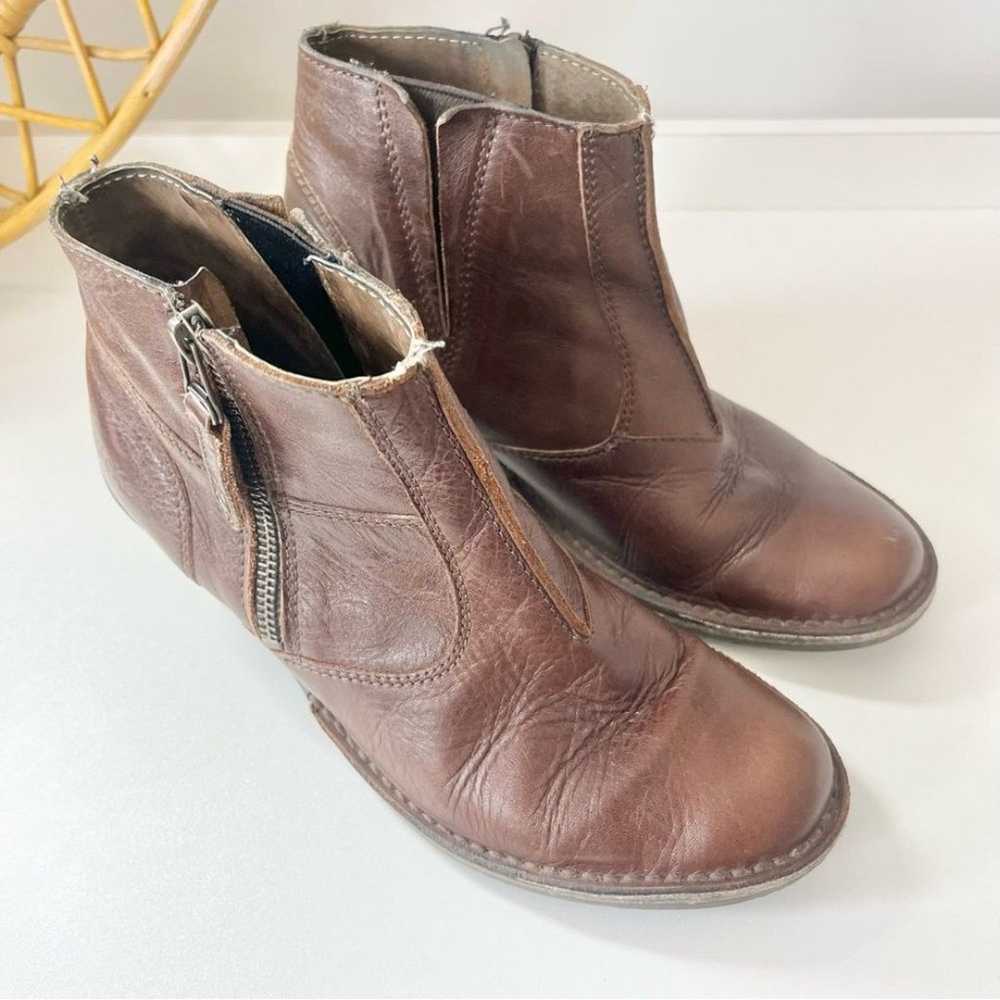 Kickers Brown Soft Leather Ankle Boots Booties EU… - image 8
