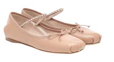 Product Details Miu Miu Embellished Ballet Flats - image 1