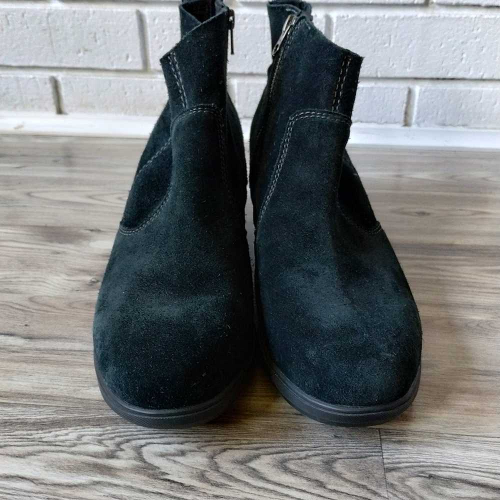 Sorel Evie Bootie Waterproof Suede Leather Black … - image 2