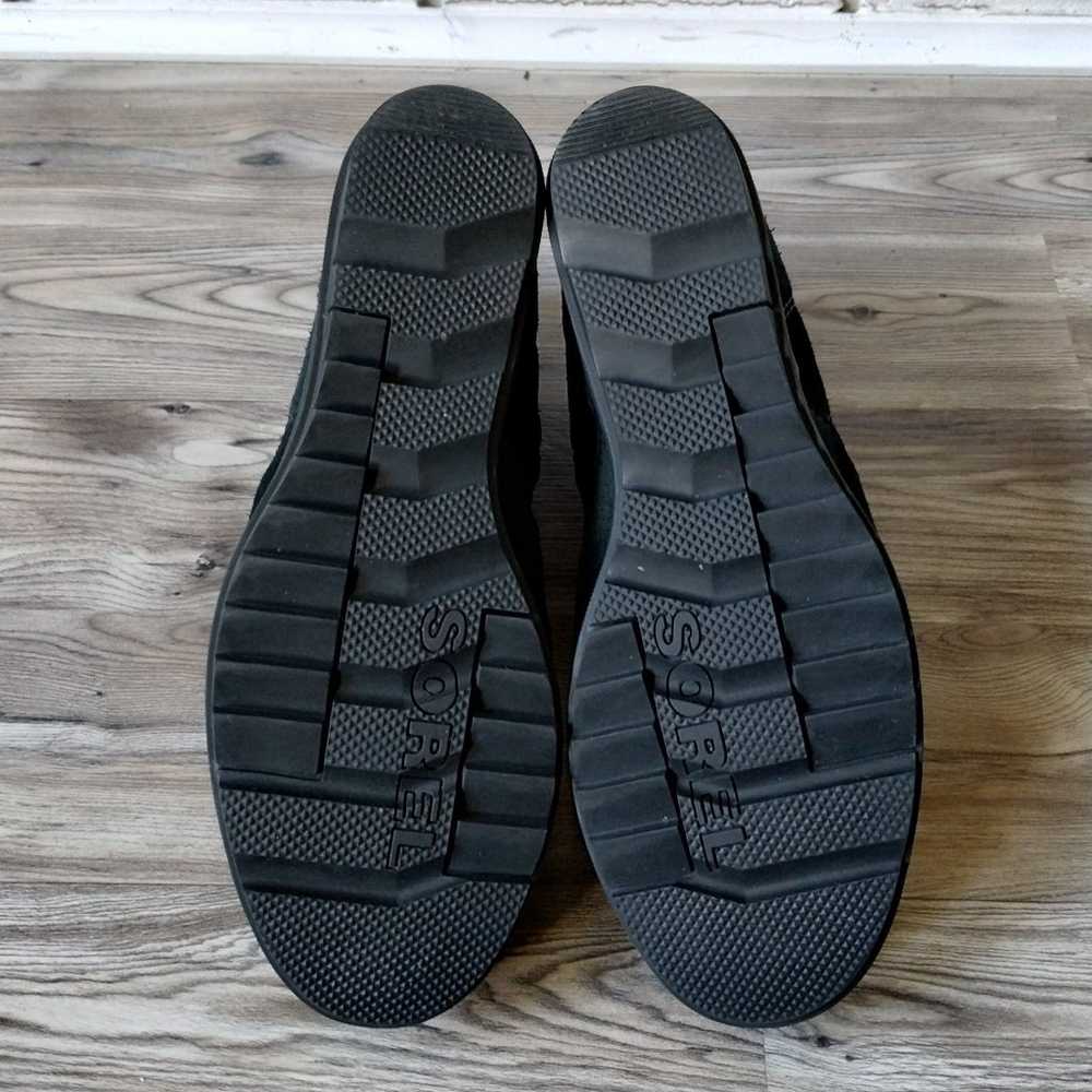 Sorel Evie Bootie Waterproof Suede Leather Black … - image 4