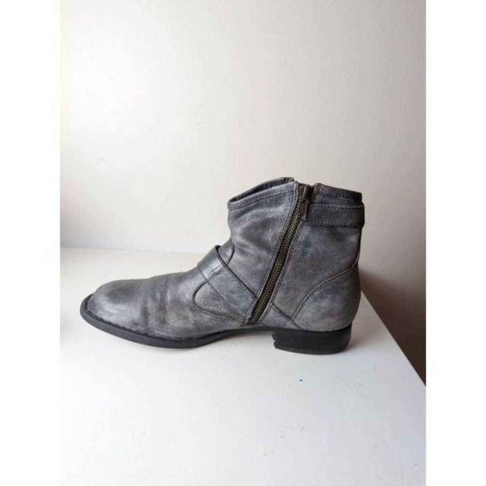 BORN Regis Grey Leather Ankle Boot Size 10 - image 7