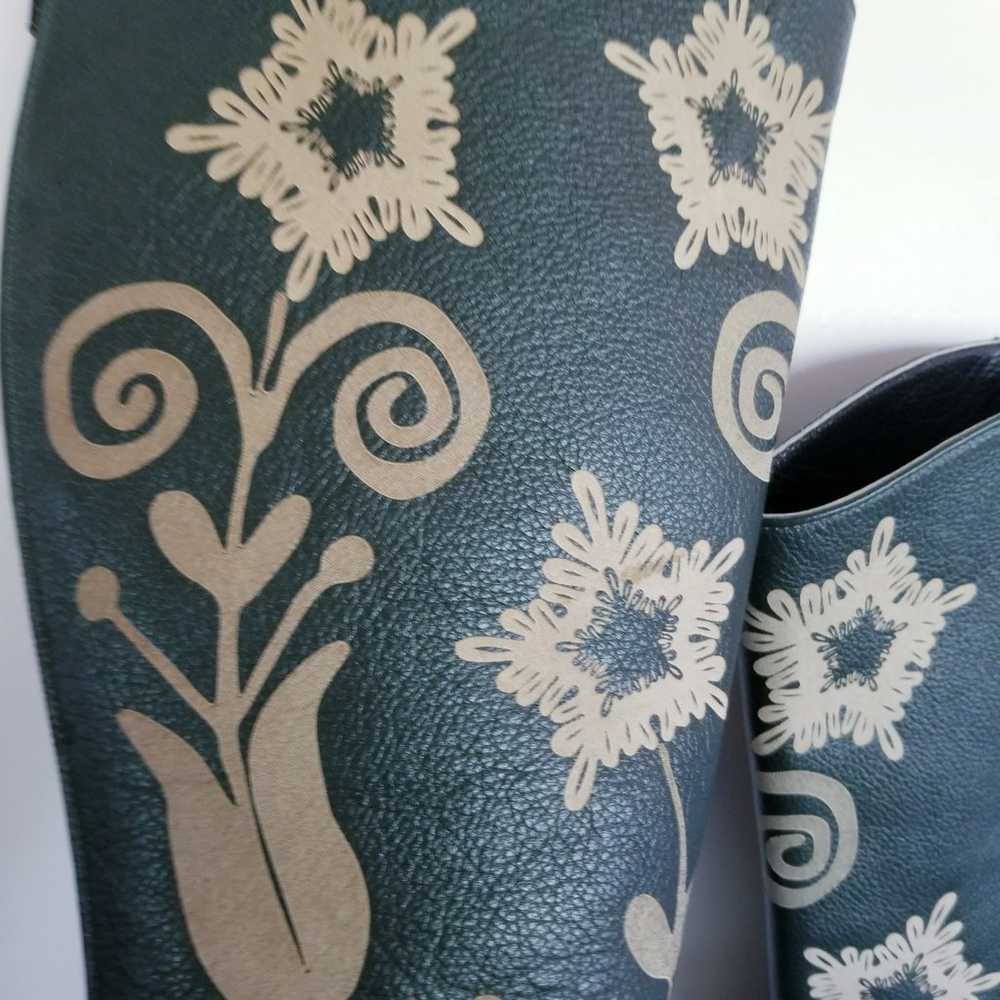 Anthropologie Artemis Boots Engraved Leather Boot… - image 6