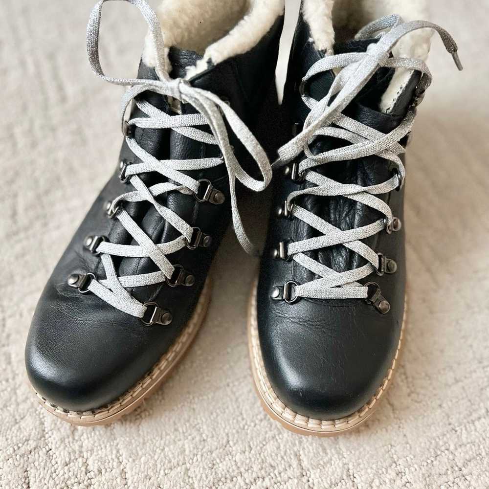 montelliana boots black leather $585 retail - image 2