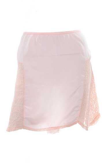 1940's Pink Silk & Lace Tap Shorts Undergarments S