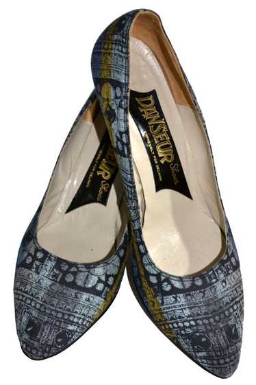 1950's Batik Style Danseur Vintage Shoes Expressly