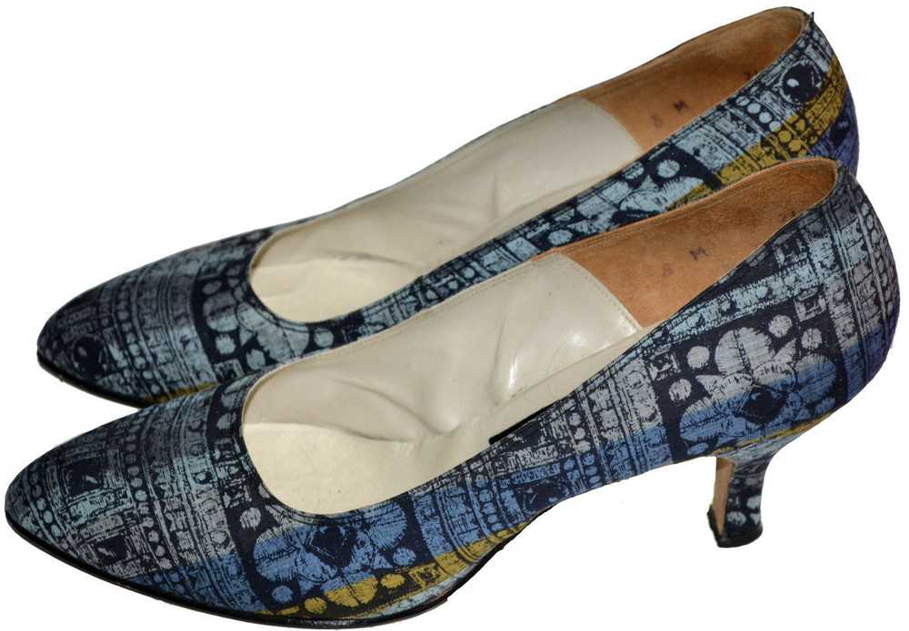1950's Batik Style Danseur Vintage Shoes Expressl… - image 2