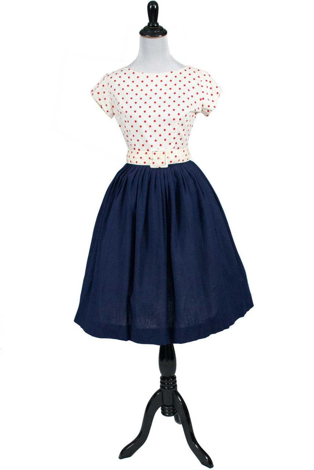 1950s I Magnin Vintage Girl's 2 Pc Dress Bolero J… - image 3