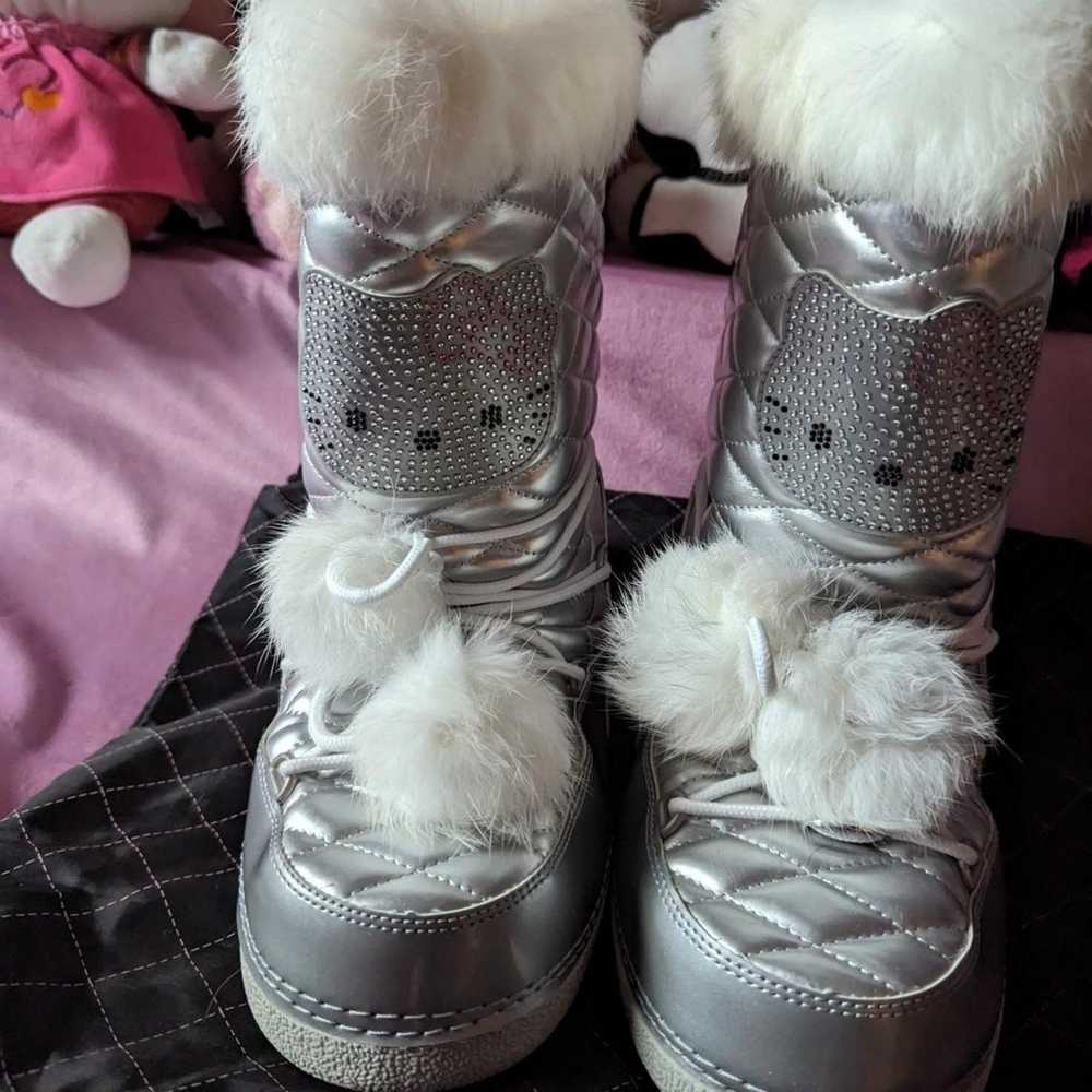 Hello kitty boots boots
estimated US 7.5
Fur part… - image 2