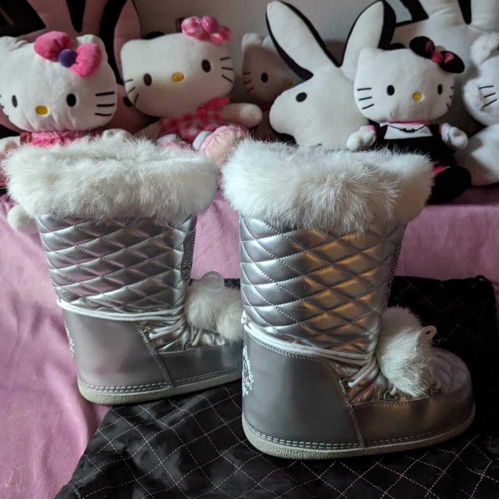 Hello kitty boots boots
estimated US 7.5
Fur part… - image 7