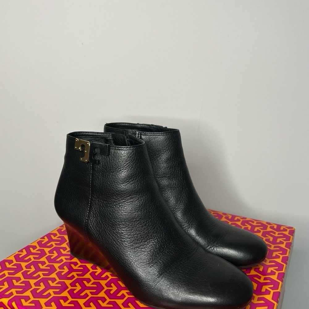 Tory Burch Lowell Wedge Ankle Booties - image 1