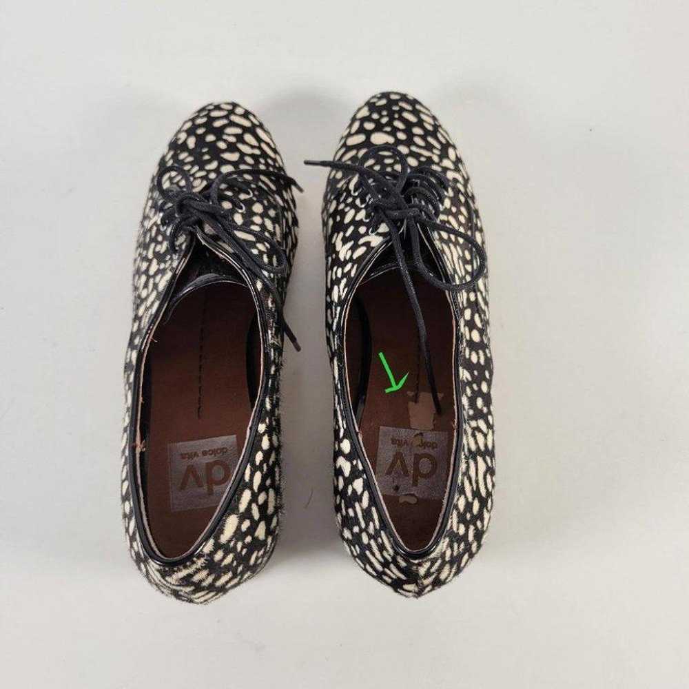 Dolce Vita DV Real Calf Hair Black Animal Print L… - image 6