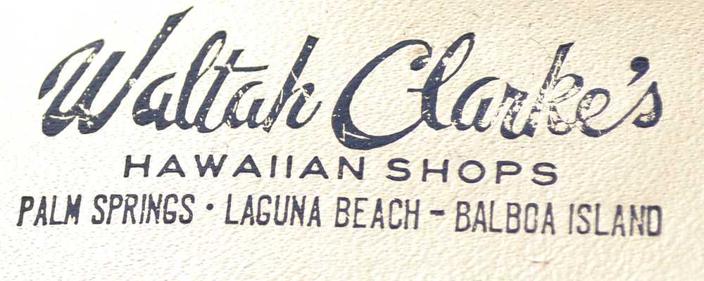 1960's Waltah Clarke Hawaiian Shop Gold Rhineston… - image 3