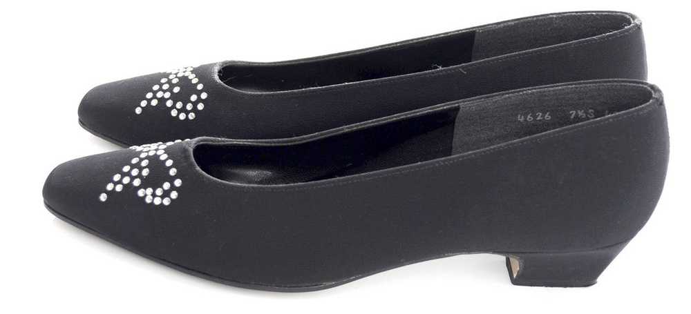 1970s California Magdesians Black Vintage Shoes w… - image 2