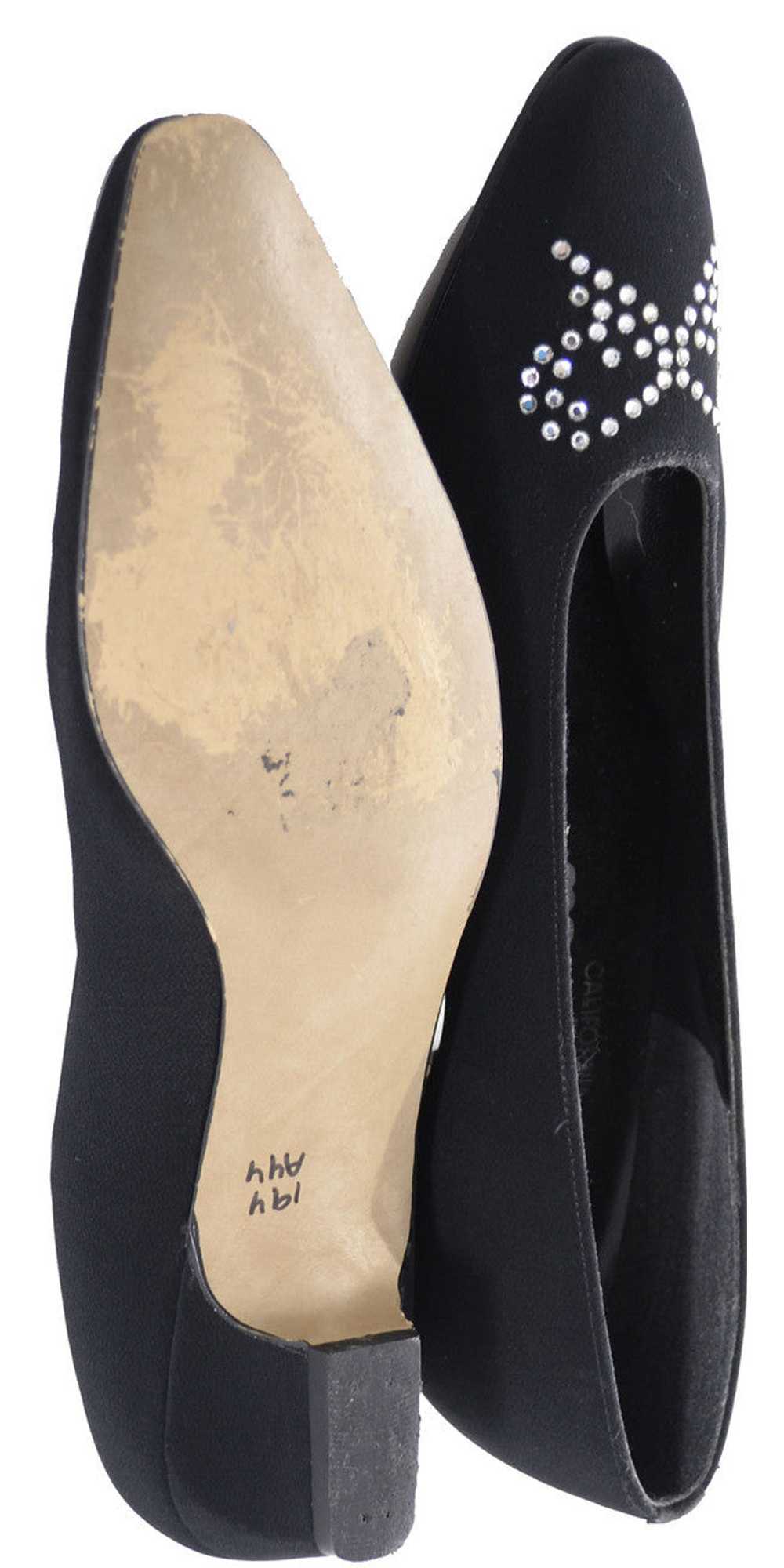 1970s California Magdesians Black Vintage Shoes w… - image 5