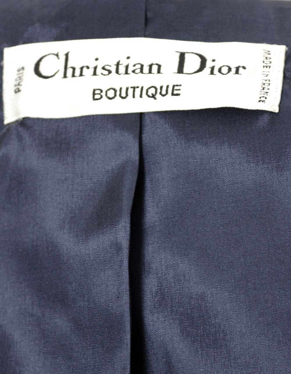 1970s Christian Dior Boutique Vintage Navy Blue J… - image 4